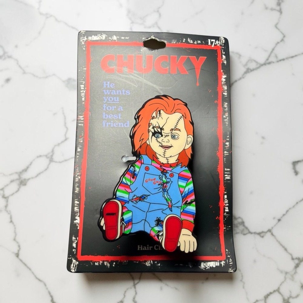 Child's Play Chucky Horror‎ Goth Alternative Hair Claw Clip Accessory